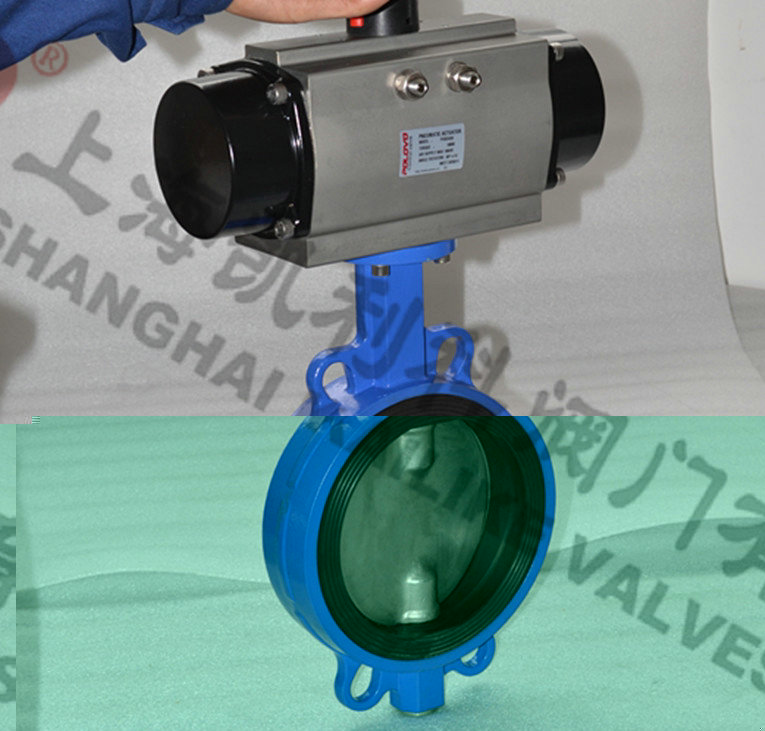 D671X气动对夹式蝶阀